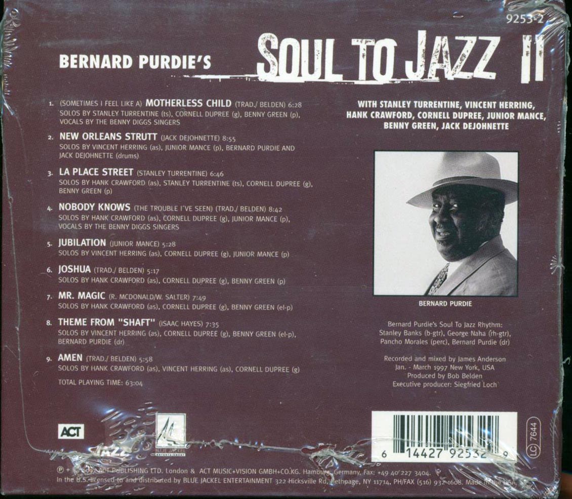 Bernard Purdie  - Bernard Purdie Soul To Jazz II