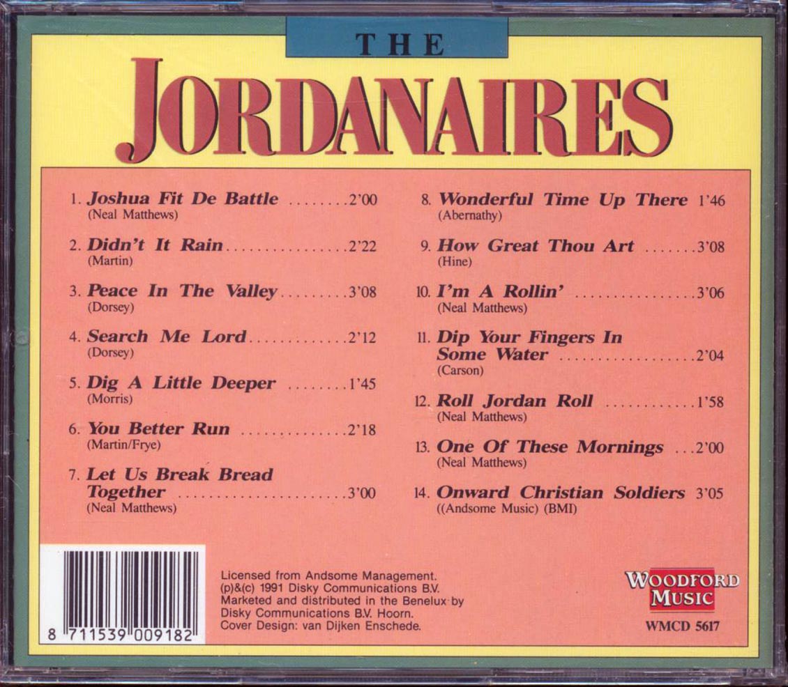 The Jordanaires  - Wonderful Time