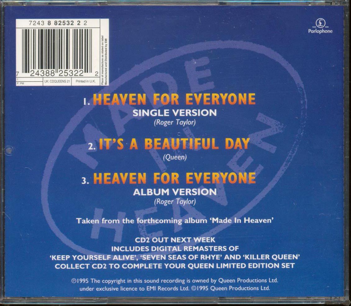 Queen  - Heaven For Everyone Part 1