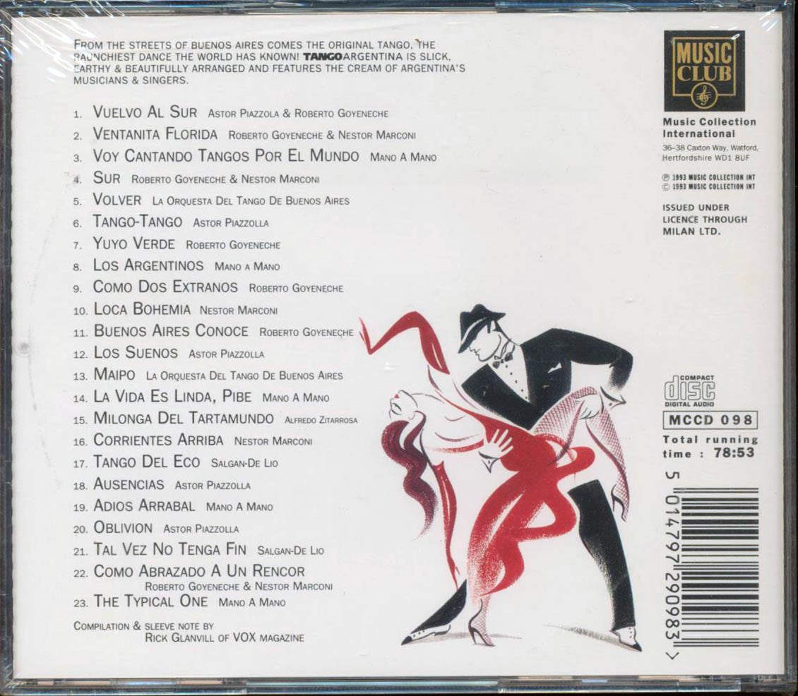 Roberto Goyeneche & Nestor Marconi, Astor Piazzolla, Mano Y Mano, Etc. - Tango Argentina