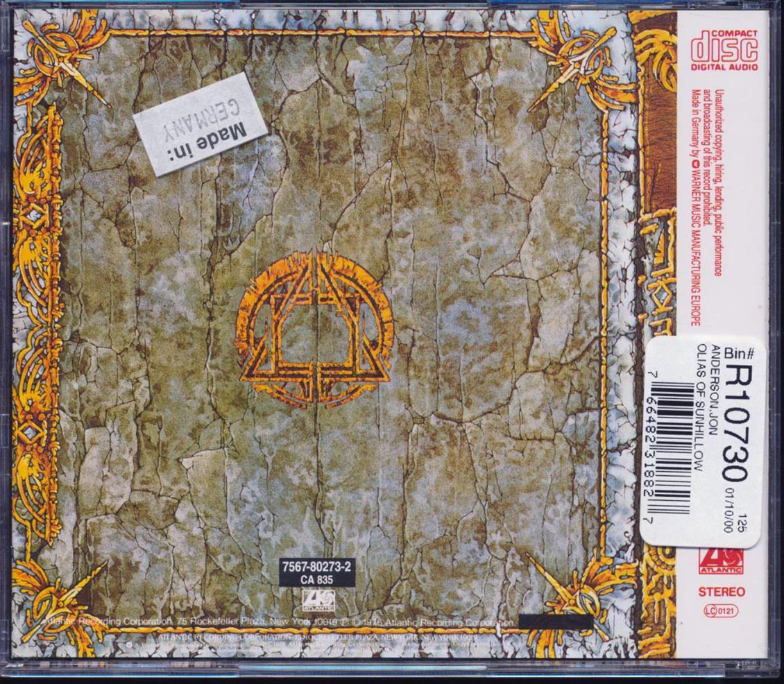 Jon Anderson  - Olias Of Sunhillow