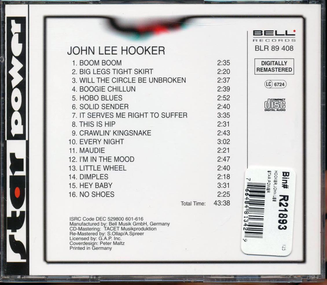 John Lee Hooker - Star Power