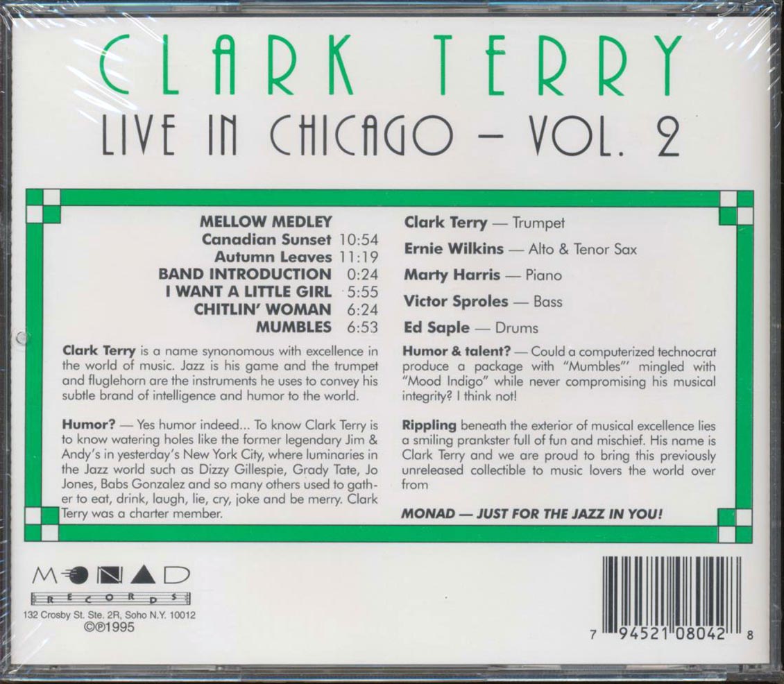 Clark Terry - Live In Chicago Volume 2