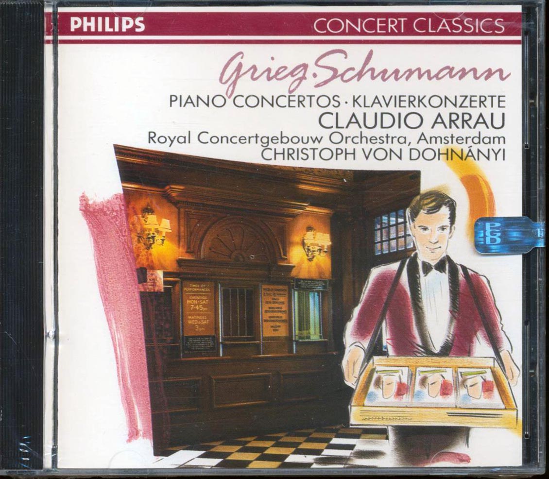Grieg Schumann, Claudio Arrau, Royal Concertgebouw, Etc. - Piano Concertos Klavierkonzerte