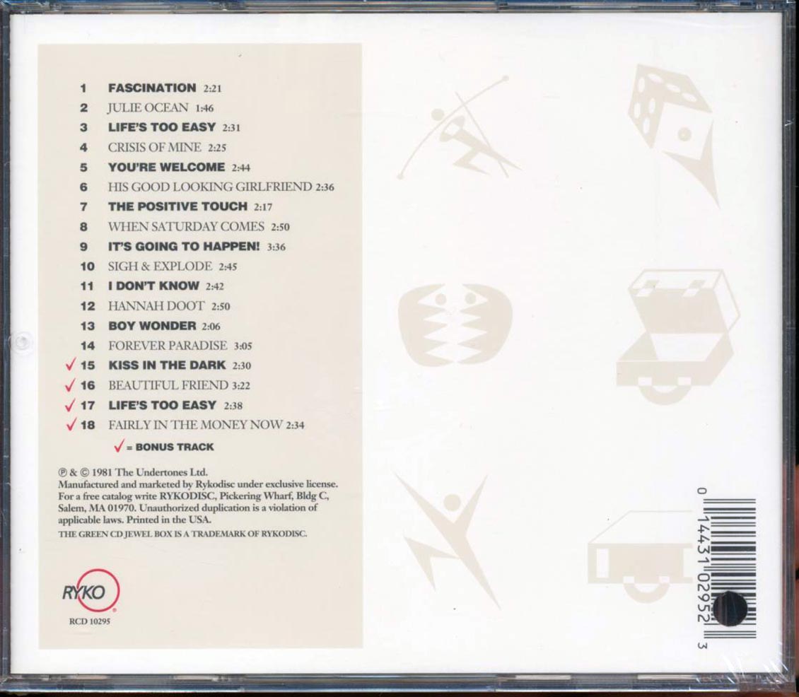 The Undertones  - Positive Touch  (marked/ltd stock)