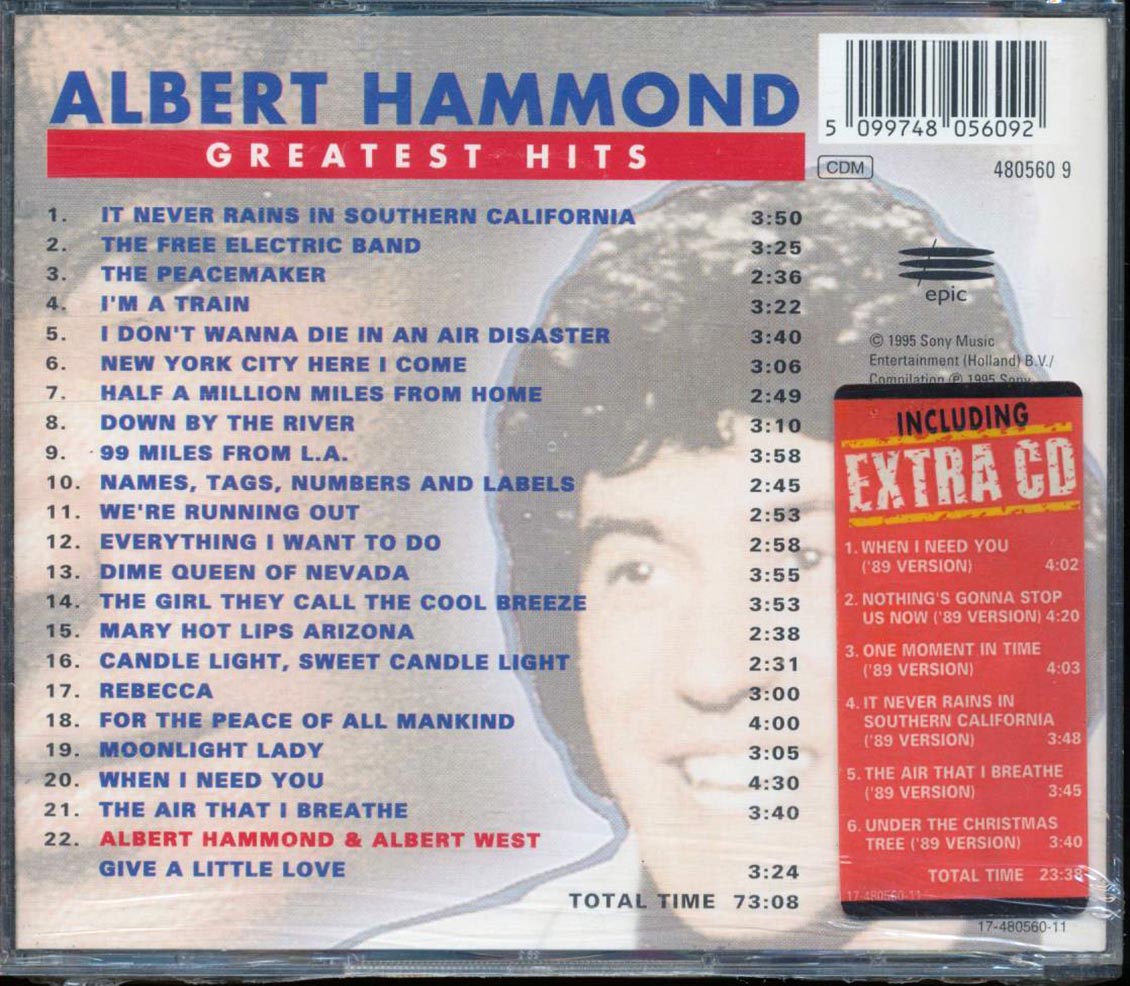 Albert Hammond - Greatest Hits  (2xCD)