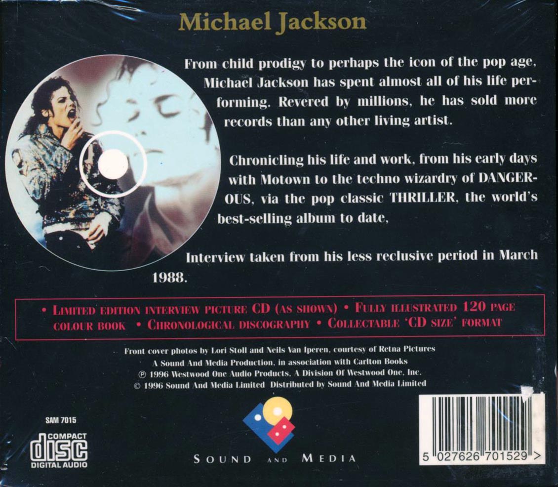 Michael Jackson  - Interview Disc & Fully Illustrated Book  (incl. large booklet)