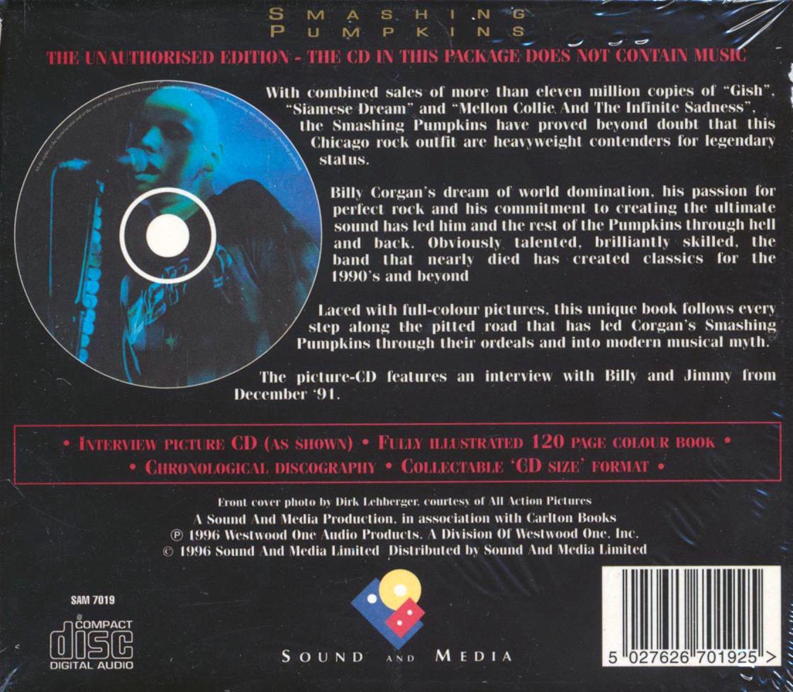 Smashing Pumpkins - Fully Illustrated Book And Interview Disc  (incl. large booklet)
