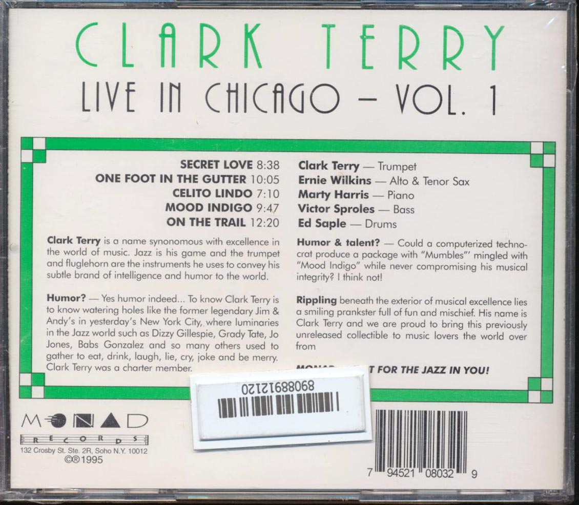 Clark Terry  - Live In Chicago Volume One