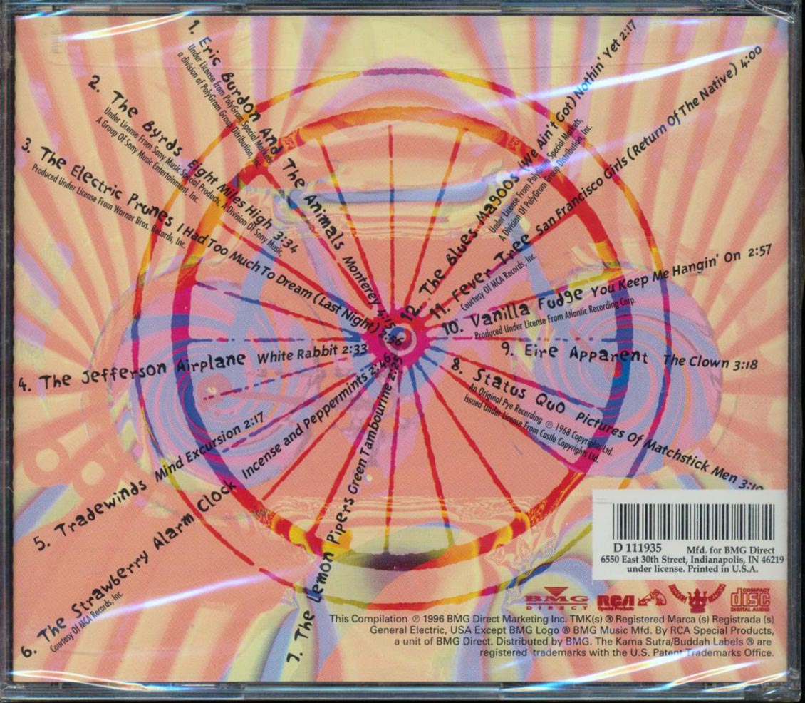 Jefferson Airplane, Fever Tree, The Byrds, Etc. - Psychedelic Pop: 12 Spaced Out 60s Classics
