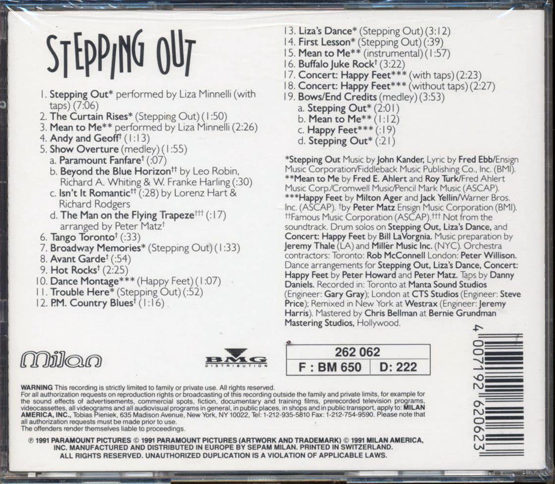 Liza Minnelli - Stepping Out Music From The Original Soundtrack