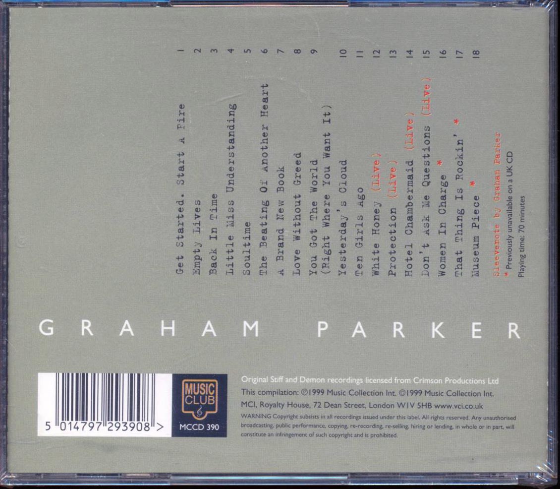 Graham Parker  - Stiffs And Demons