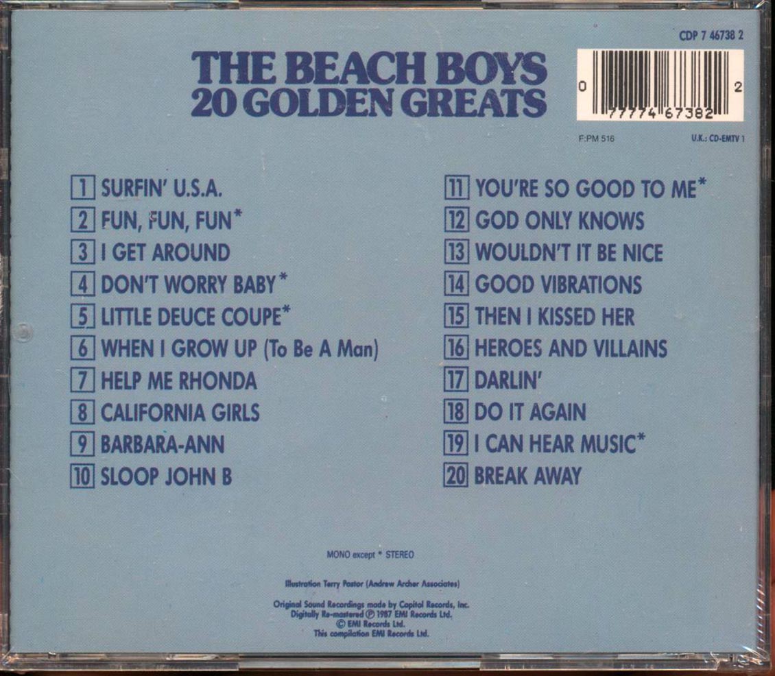 The Beach Boys  - 20 Golden Greats