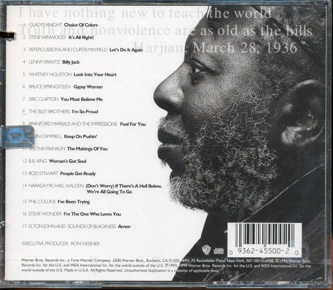Eric Clapton, The Isley Brothers, Aretha Franklin, Etc. - A Tribute To Curtis Mayfield  (marked/ltd stock)