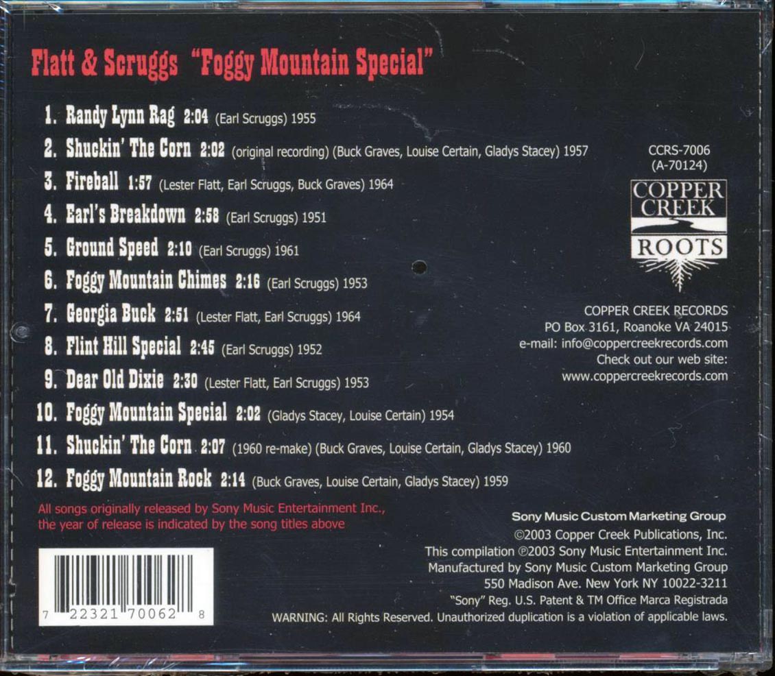 Flatt & Scruggs, The Foggy Mountain Boys - Foggy Mountain Special