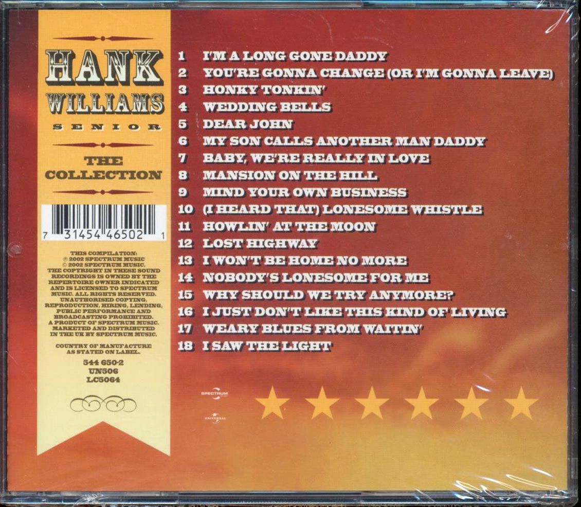 Hank Williams - The Collection