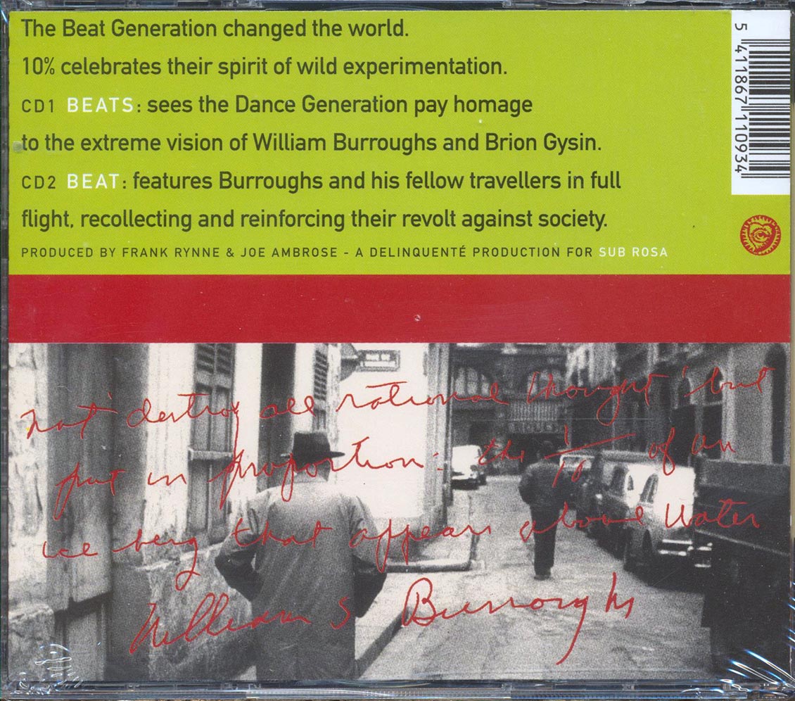 Islamic Diggers, Divination, Bomb The Bass, Etc. - 10 Percent  File Under Burroughs (2xCD)