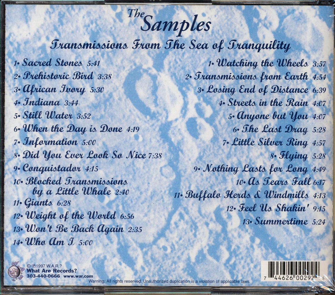 The Samples - Transmissions From The Sea Of Tranquility (2xCD)