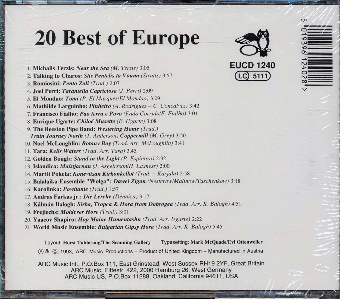 Michalis Terzis, Talking To Charos, Joel Perry, Etc. - 20 Best Of Europe