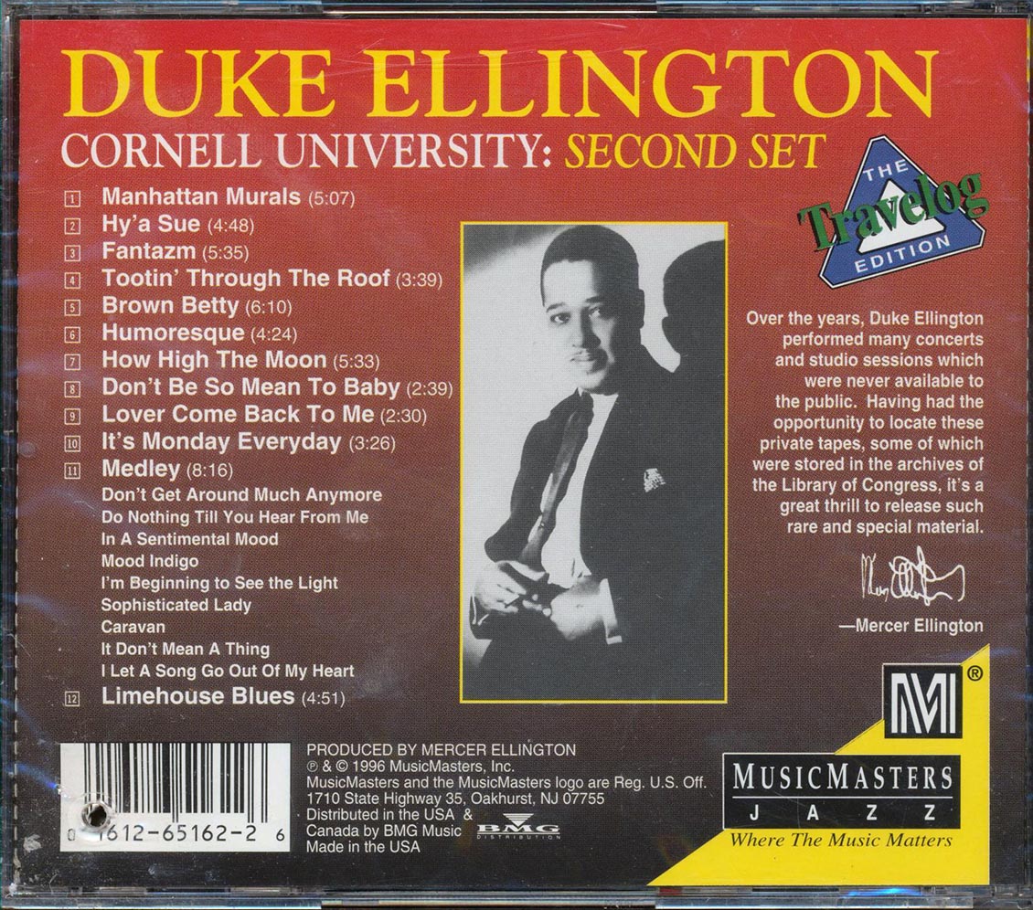 Duke Ellington - Cornell University: Second Set (marked/ltd stock)