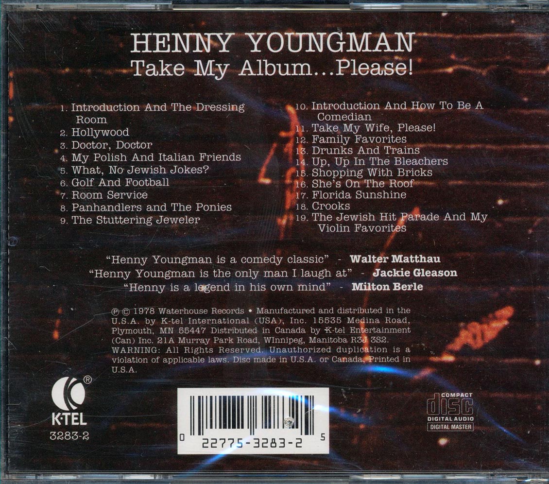 Henny Youngman - Take My Album Please Or: 2 Sets For The Price Of One