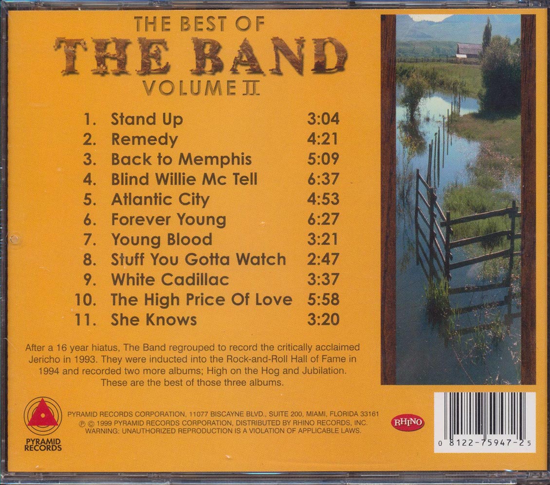 The Band - The Best Of The Band Volume 2