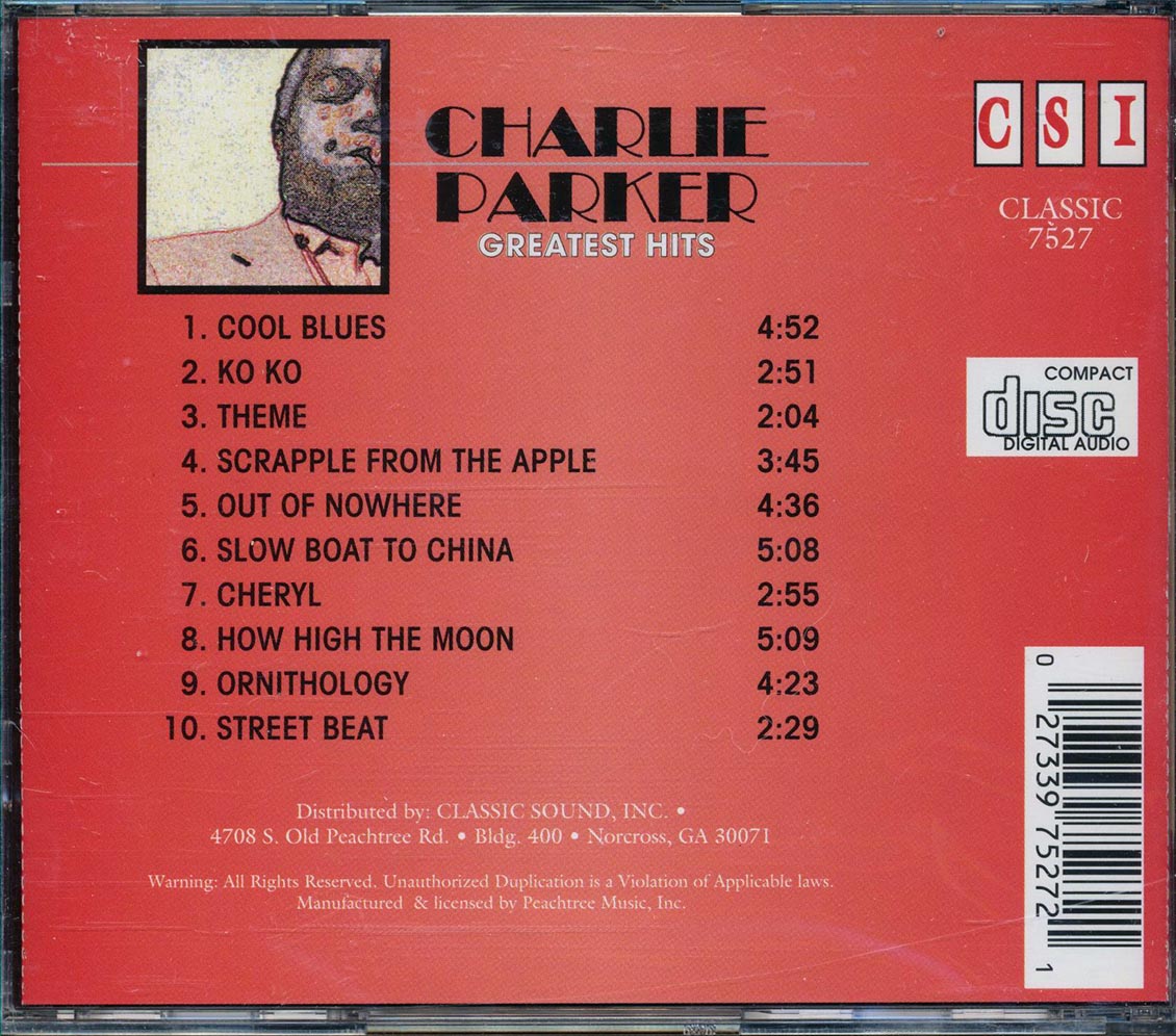 Charlie Parker - Greatest Hits