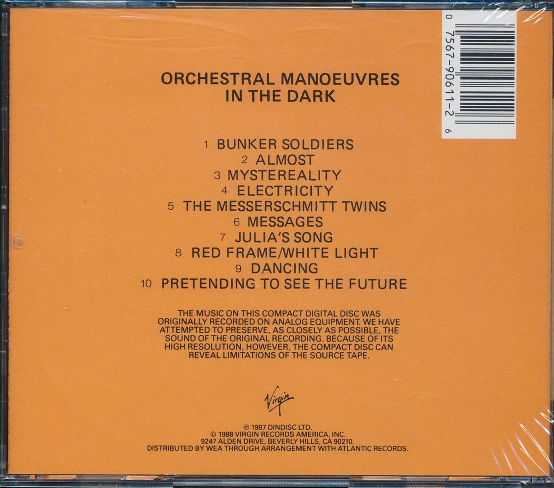Orchestral Manoeuvres In The Dark - Orchestral Manoeuvres In The Dark