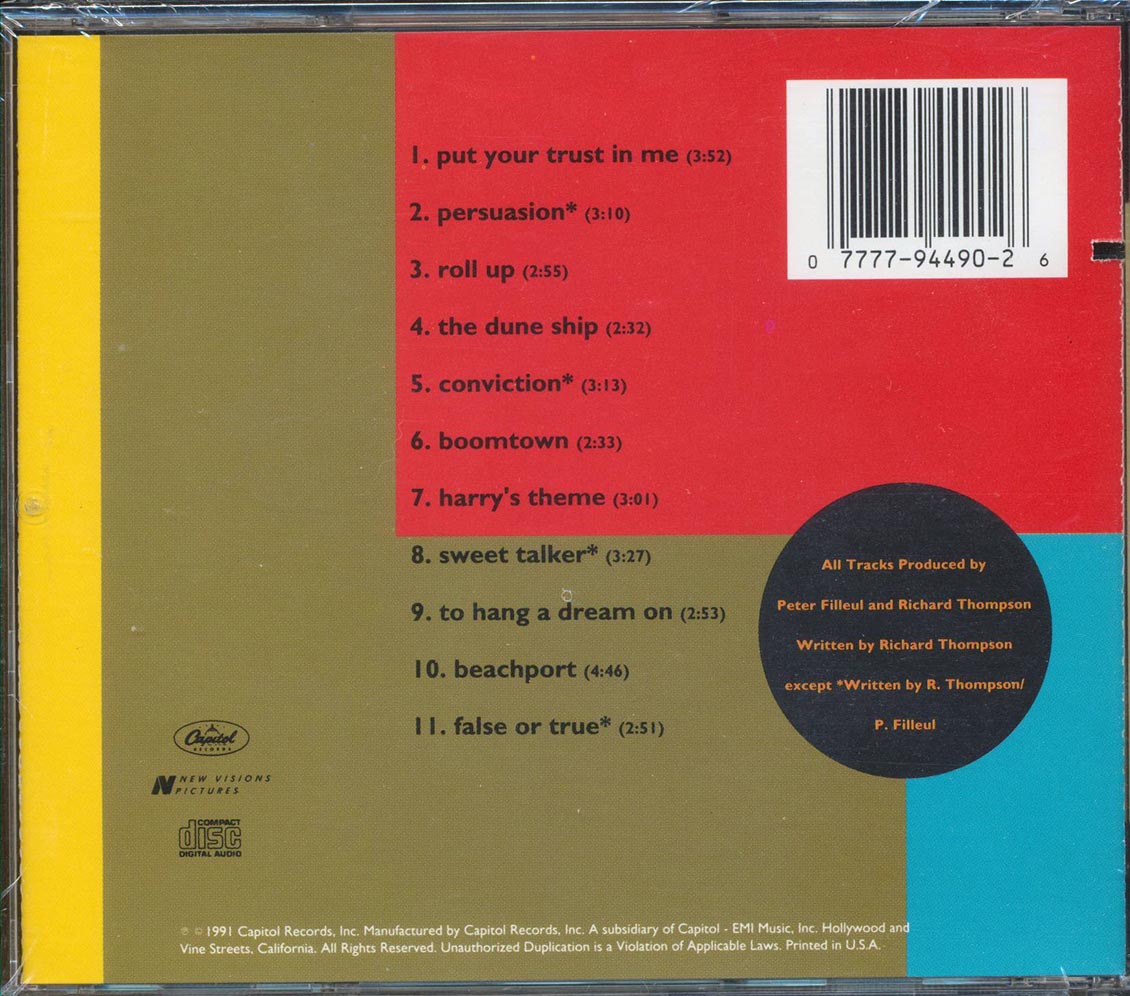 Richard Thompson - Sweet Talker: Original Music From The Movie