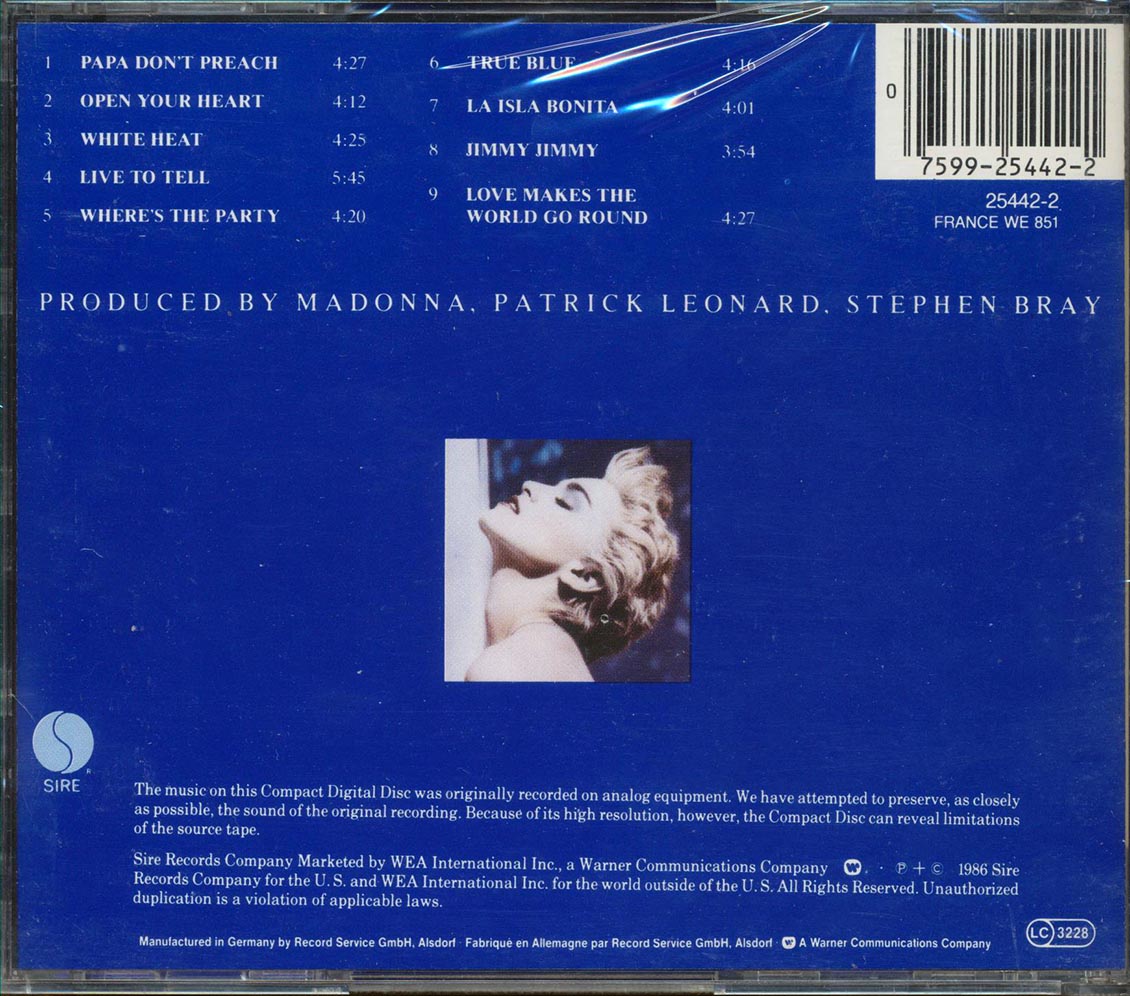Madonna - True Blue