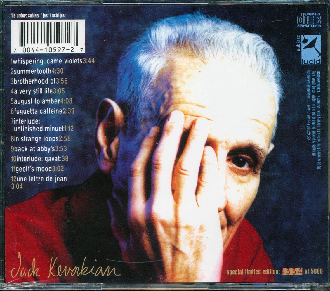 Jack Kevorkian & Morpheus Quintet - The Kevorkian Suite: A Very Still Life (numbered ltd.ed.)