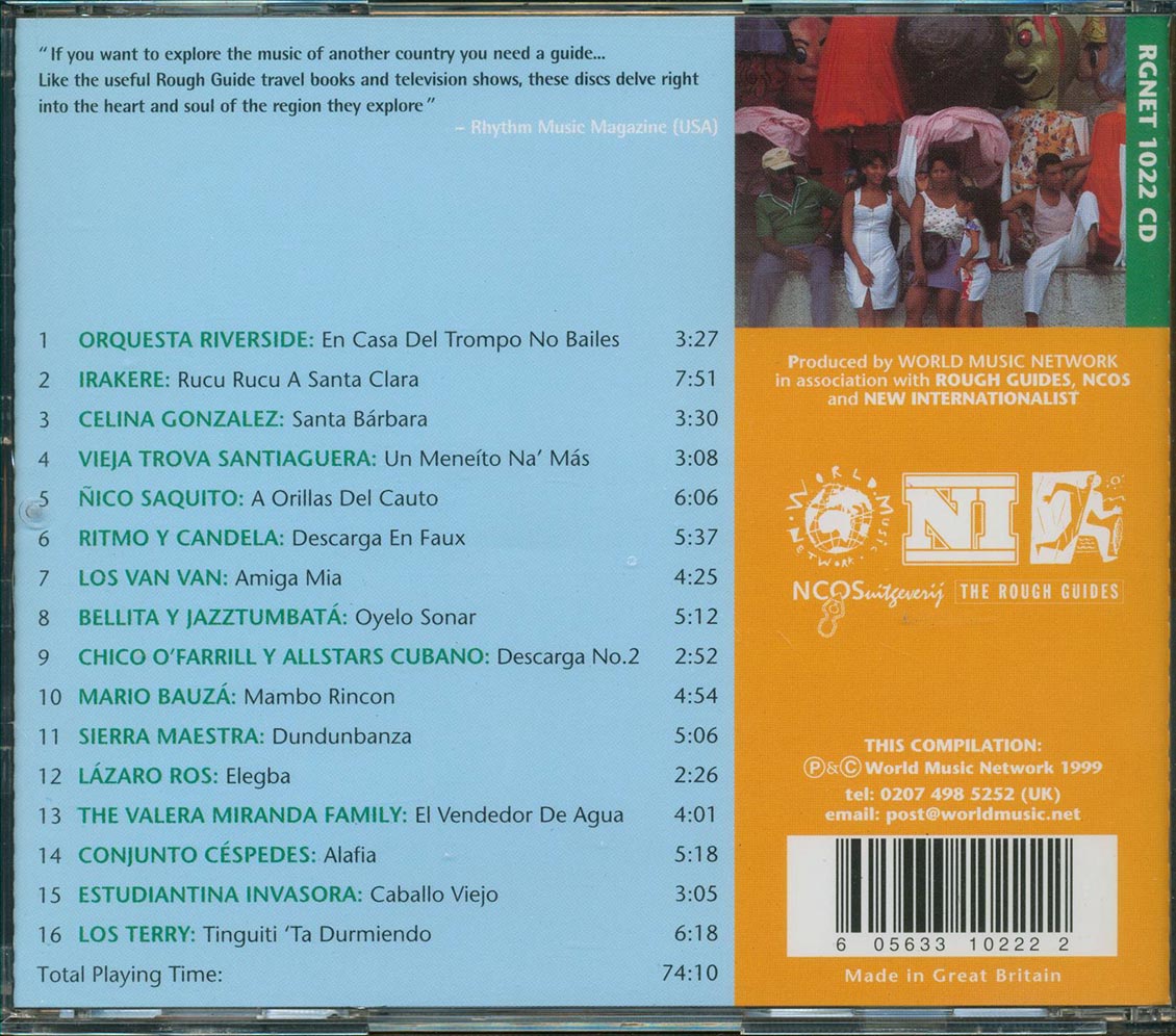 Orquesta Riverside, Irakere, Celina Gonzalez, Etc. - The Rough Guide To The Music Of Cuba
