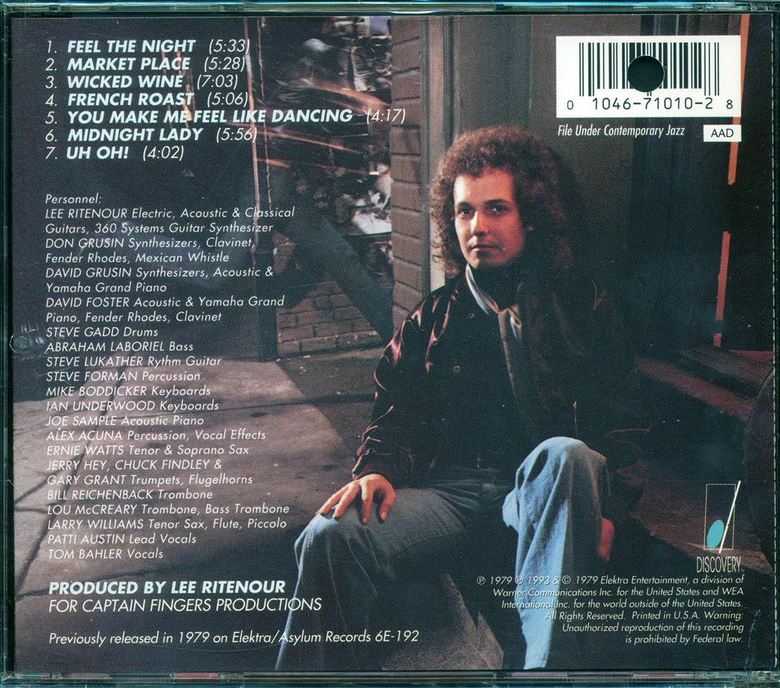 Lee Ritenour - Feel The Night  (marked/ltd stock)