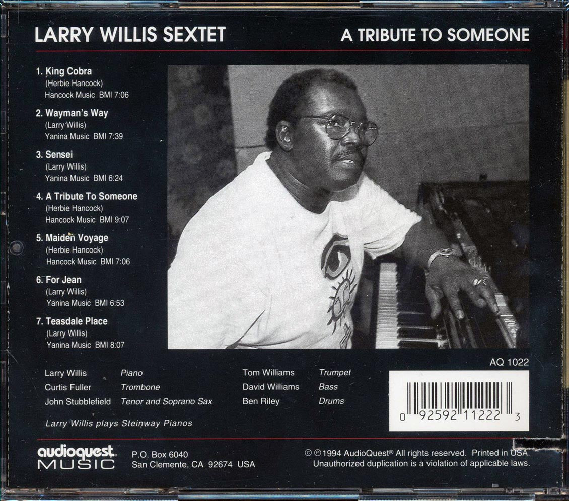 Larry Willis Sextet  - A Tribute To Someone