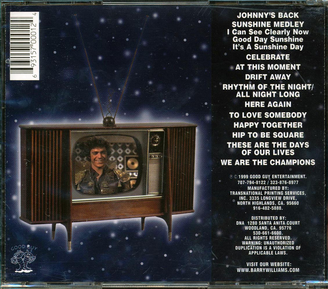 Barry Williams  - The Return Of Johnny Bravo