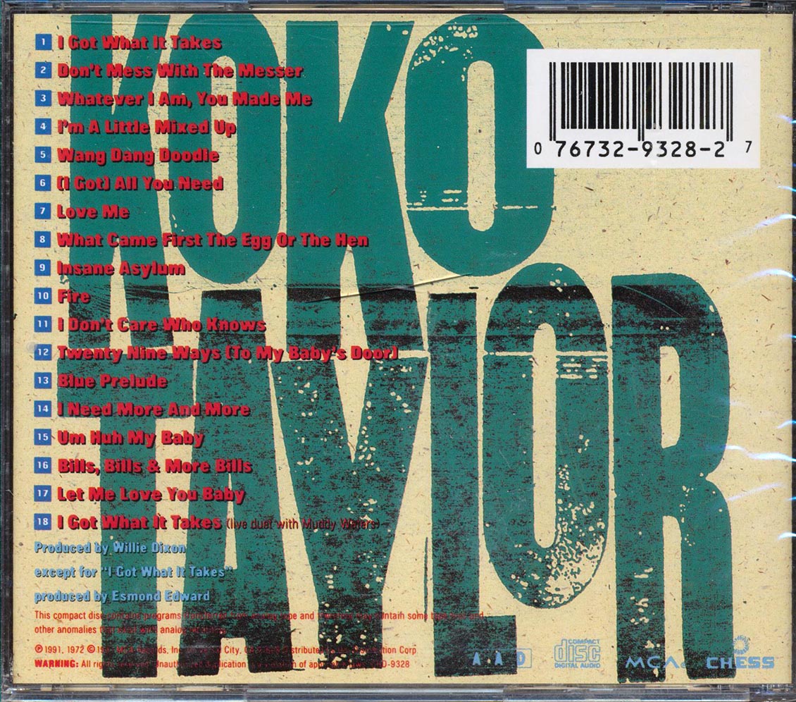 Koko Taylor - What It Takes: The Chess Years