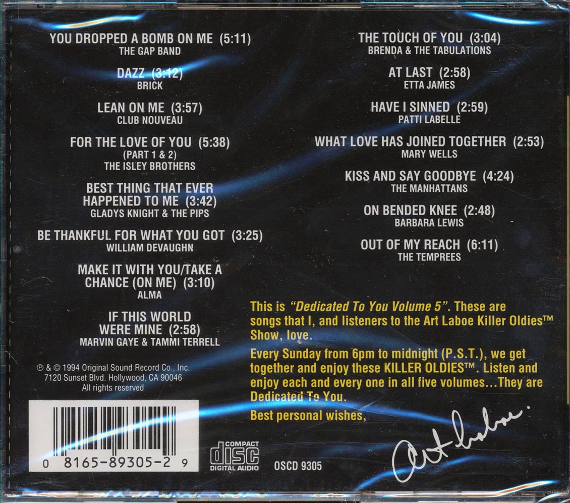 Art Laboe - Dedicated To You Volume 5