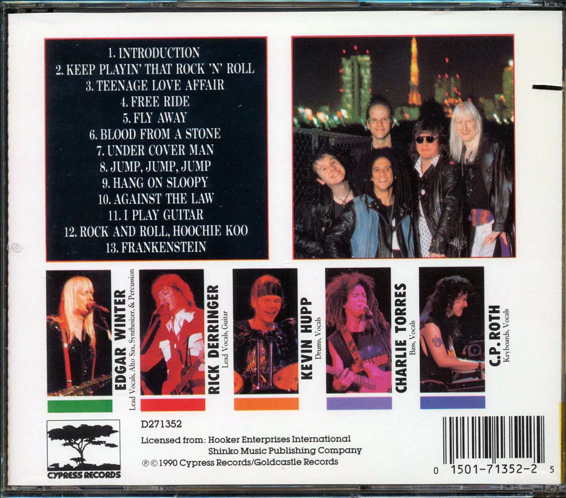The Edgar Winter Group, Rick Derringer  - Live In Japan