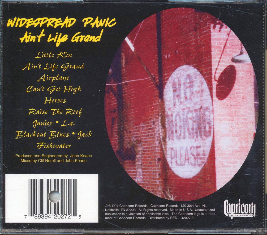 Widespread Panic - Ain't Life Grand  (marked/ltd stock)