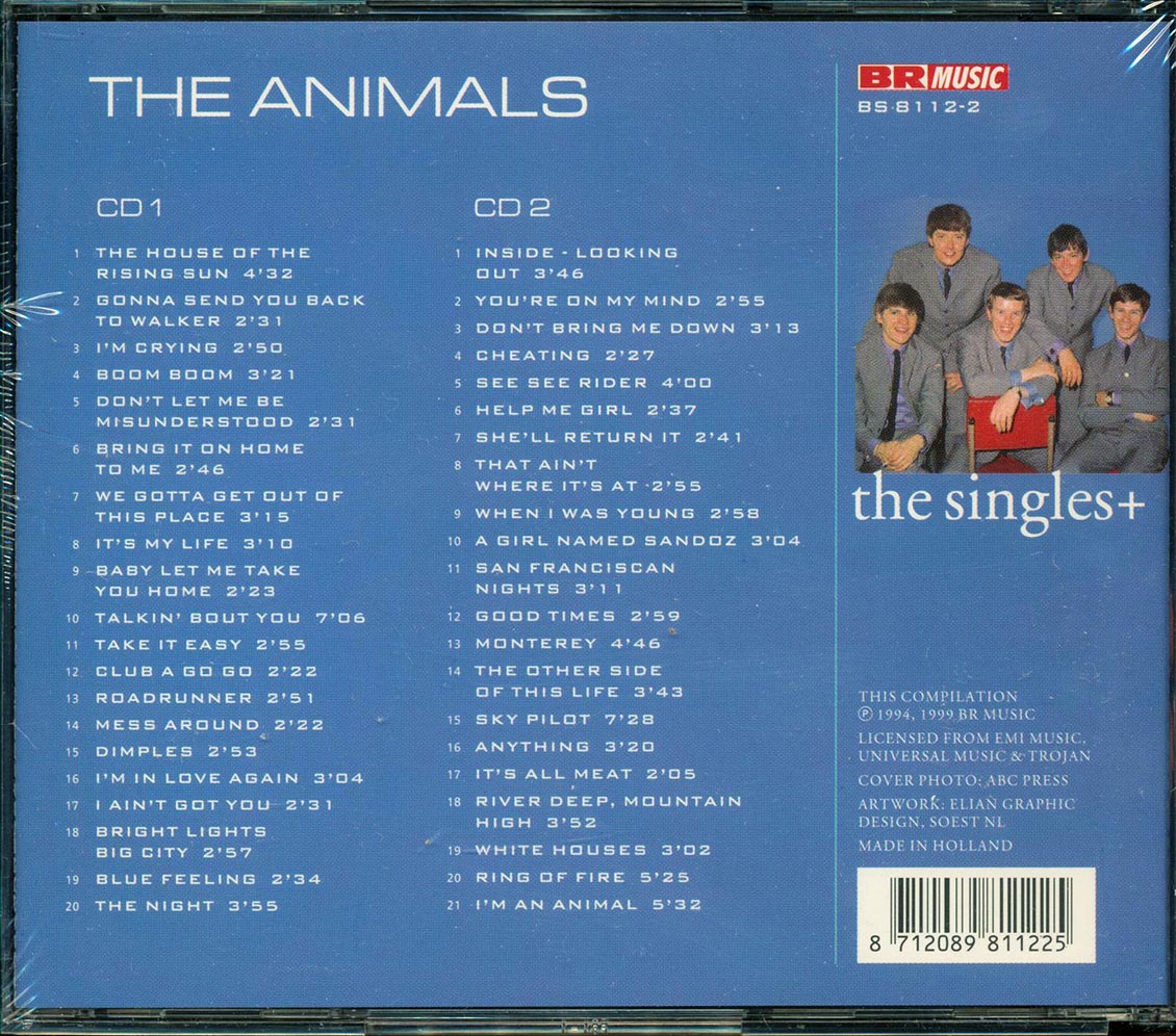 The Animals - The Singles  (41 tracks) (2xCD)