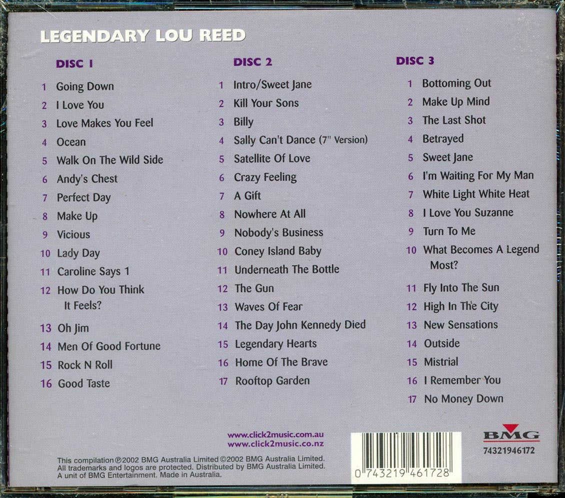 Lou Reed - Legendary (50 tracks) (3xCD)