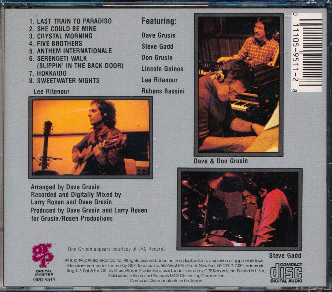 Dave Grusin - Out Of The Shadows