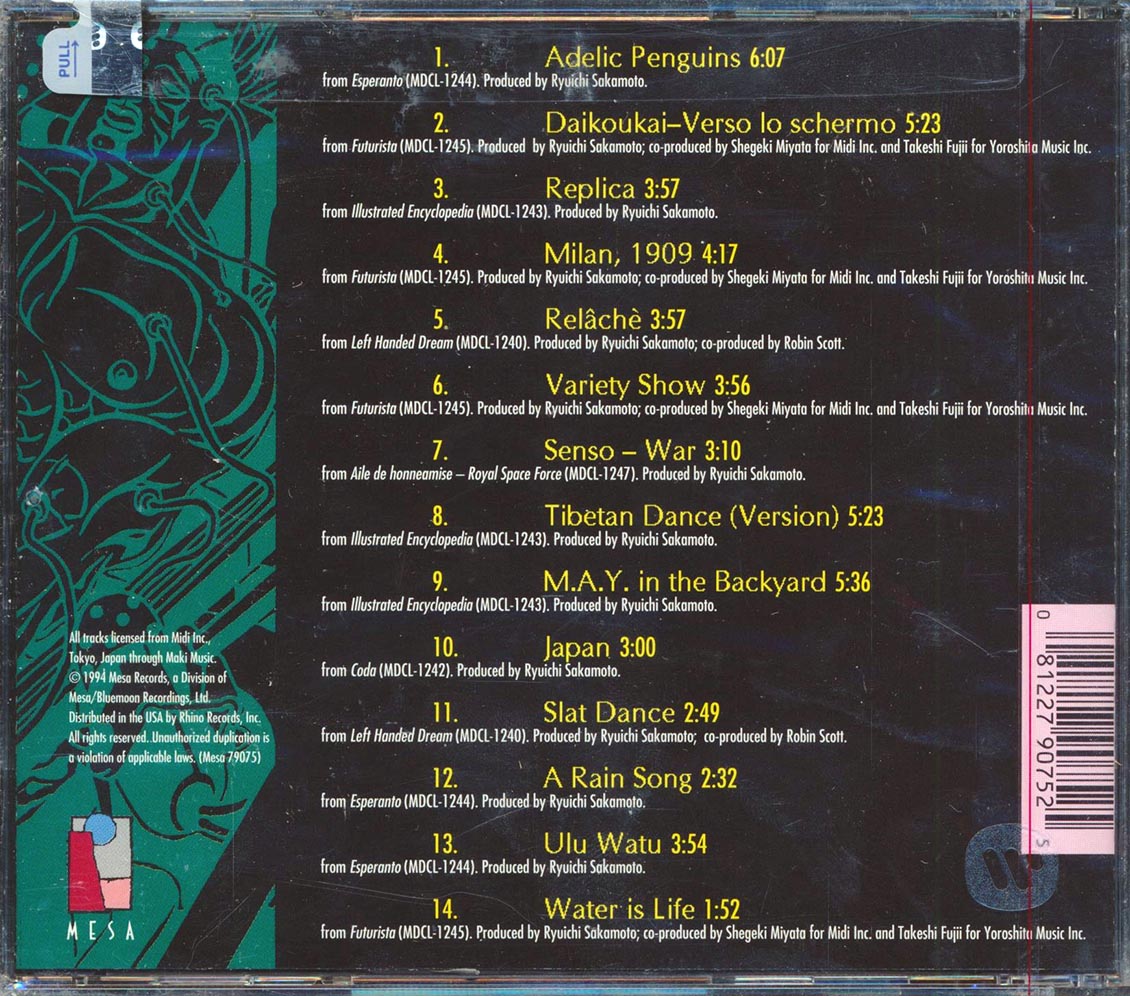 Ryuichi Sakamoto - Soundbytes