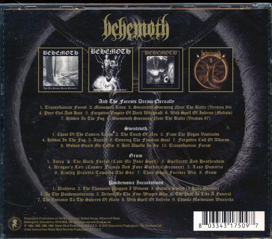 Behemoth - The Metal Mind Years (35 tracks) (4xCD)