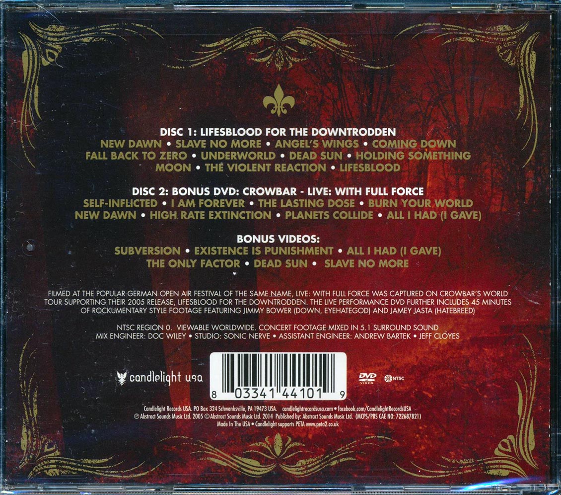 Crowbar - Lifesblood For The Downtrodden (ltd. ed.) (incl. DVD)
