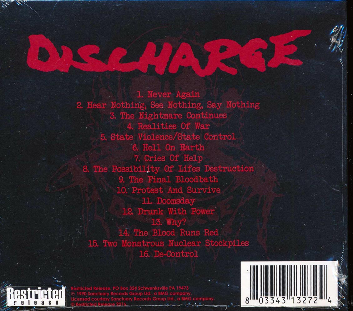 Discharge - The Nightmare Continues: Live