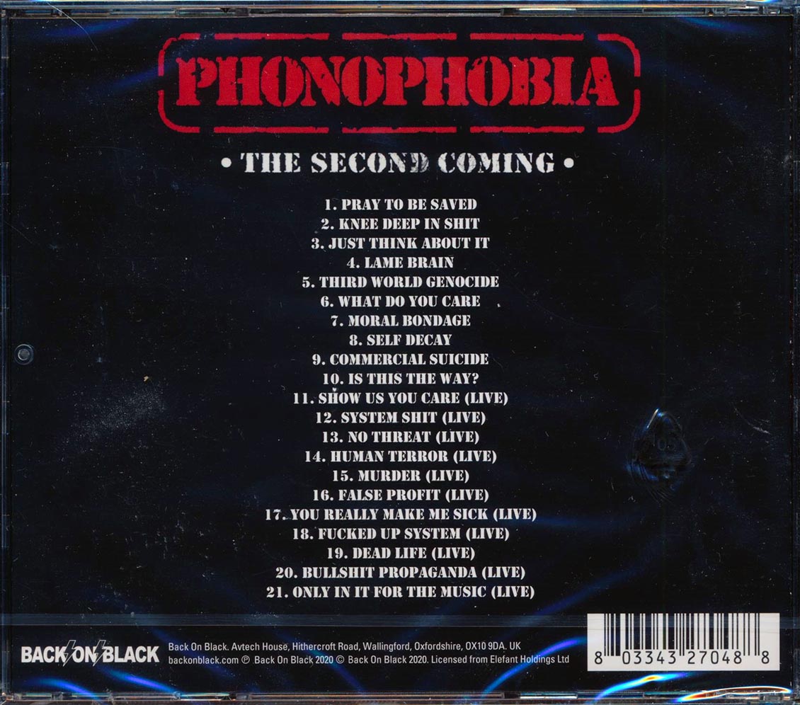 Extreme Noise Terror - Phonophobia: The Second Coming
