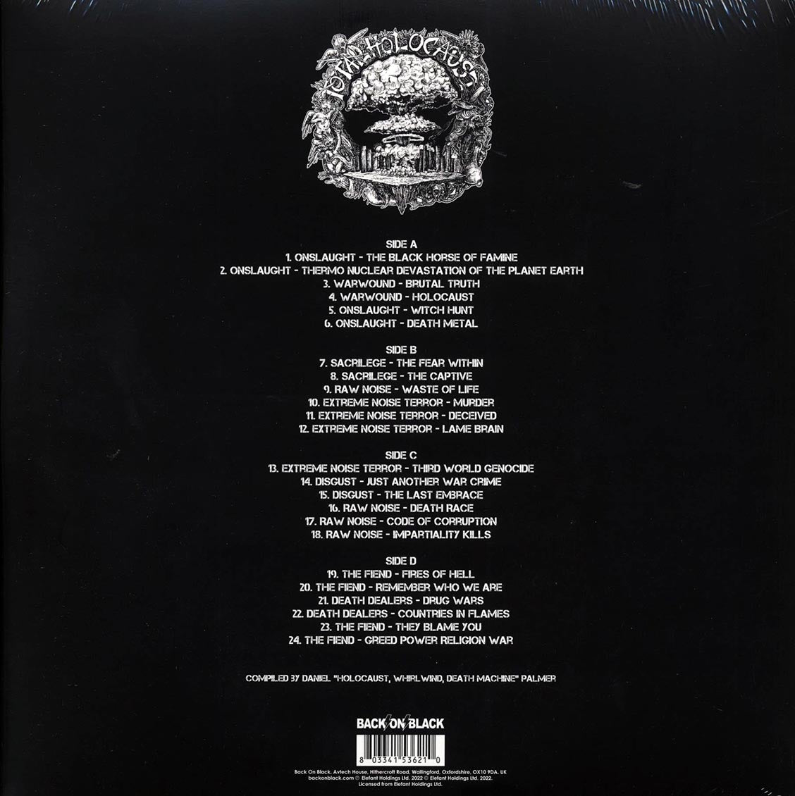 Onslaught, Extreme Noise Terror, Warwound, Etc. - Total Holocaust (ltd. ed.) (2xLP) (splatter vinyl)