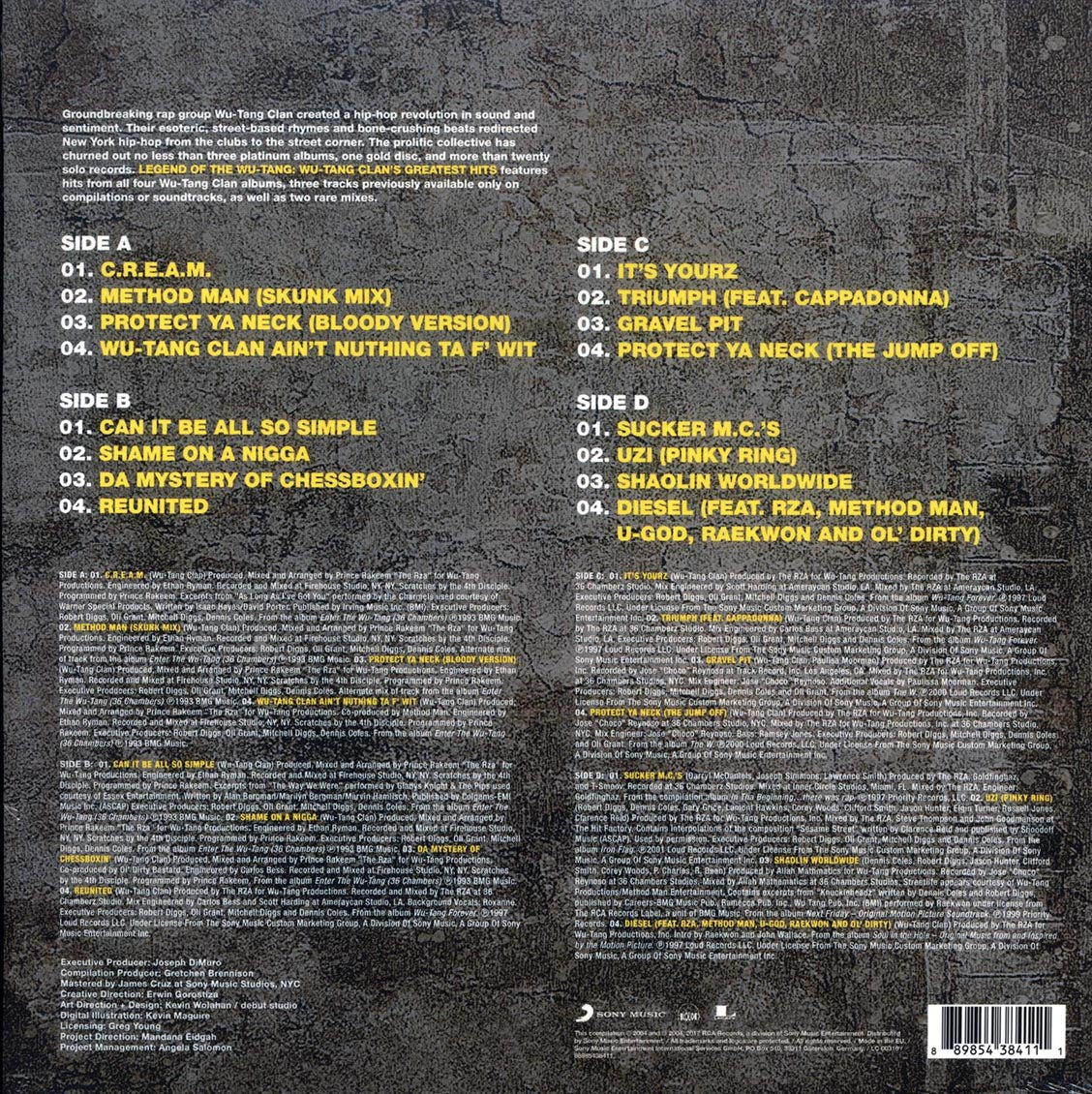 Wu-Tang Clan - Legend Of The Wu-Tang Clan: Wu-Tang Clan's Greatest Hits (2xLP)