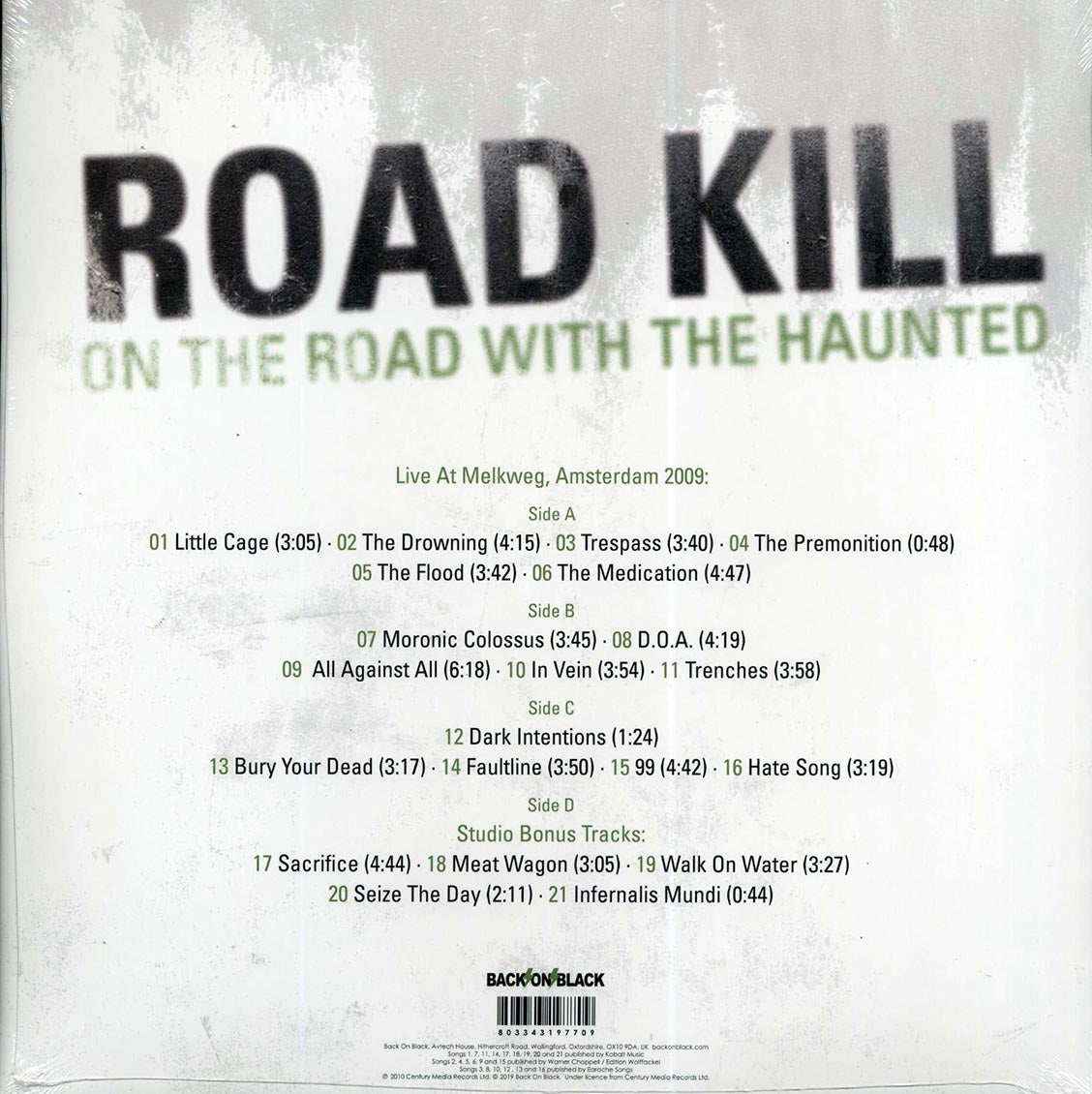The Haunted - Road Kill (2xLP)